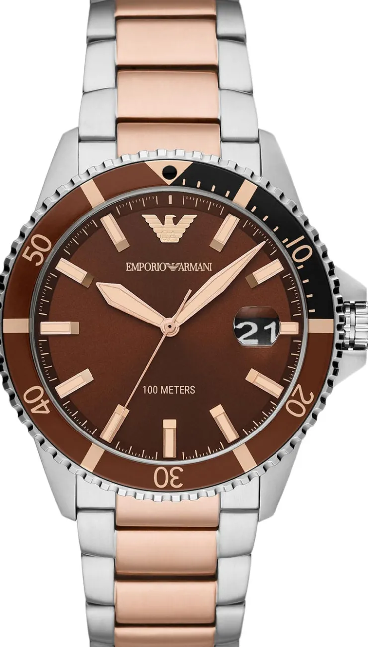 Heren Watch2DayNL Heren | Emporio Armani^Armani AR11340 Heren Horloge 42mm 10ATM
