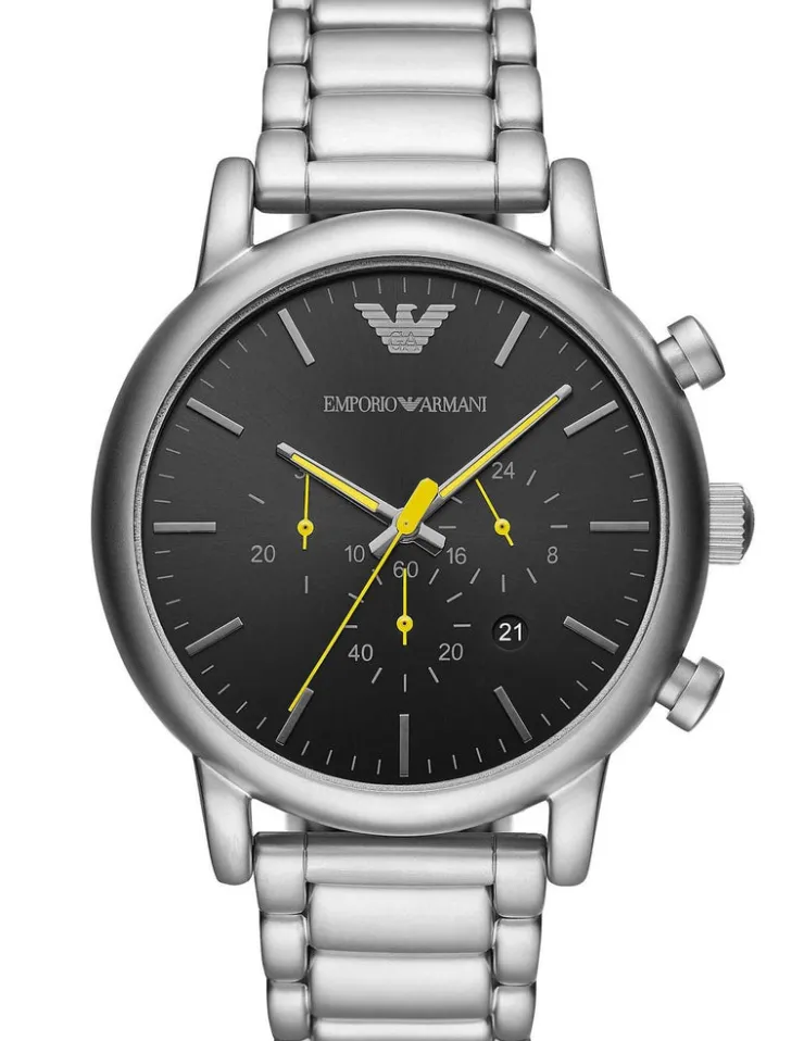 Heren Watch2DayNL Heren | Emporio Armani^Armani AR11324 Heren Horloge 46mm 5 ATM