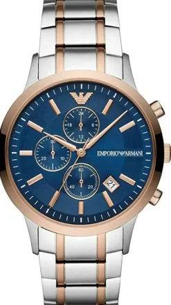Heren Watch2DayNL Heren | Emporio Armani^Armani AR80025 Heren Horloge 43mm 5ATM