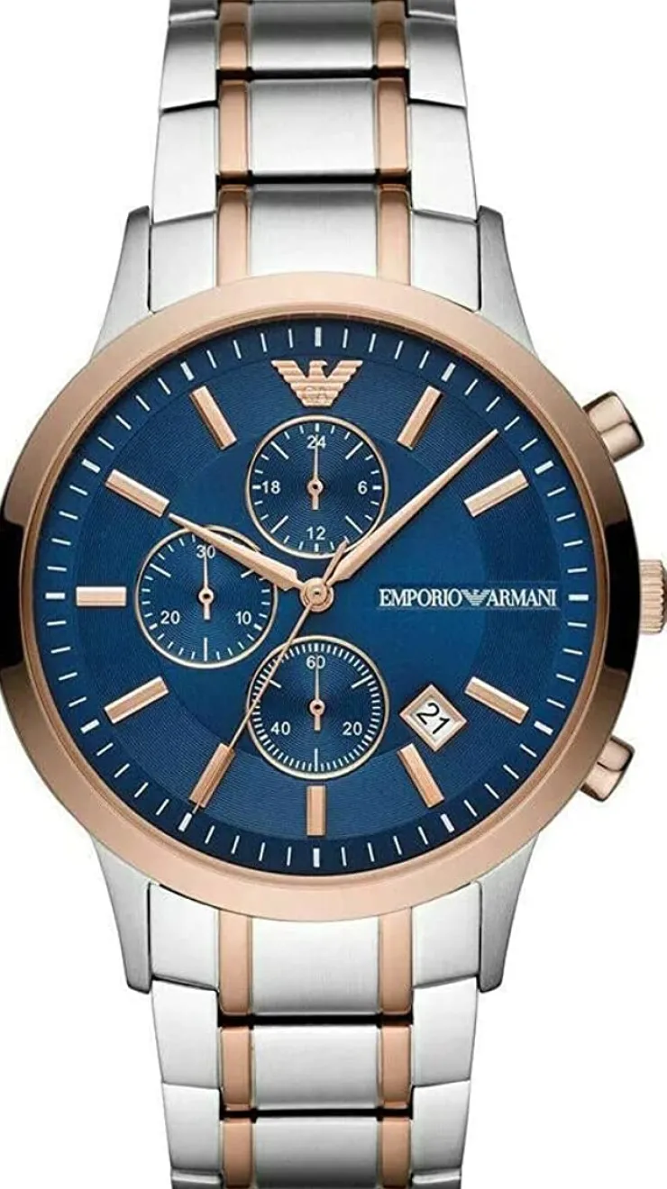 Heren Watch2DayNL Heren | Emporio Armani^Armani AR80025 Heren Horloge 43mm 5ATM
