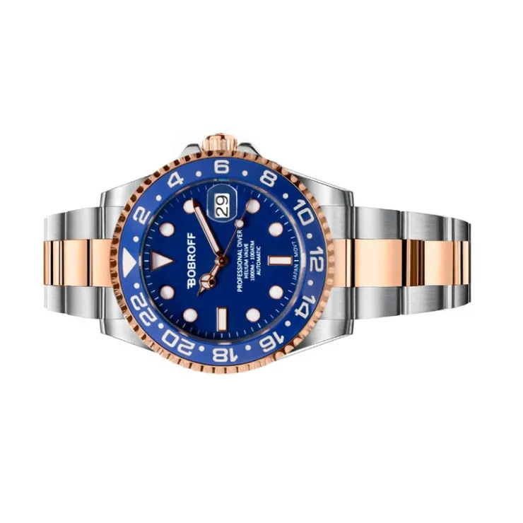 Watch2DayNL Bobroff^Bobroff BF0006 Horloge Automatic 41mm 100 ATM