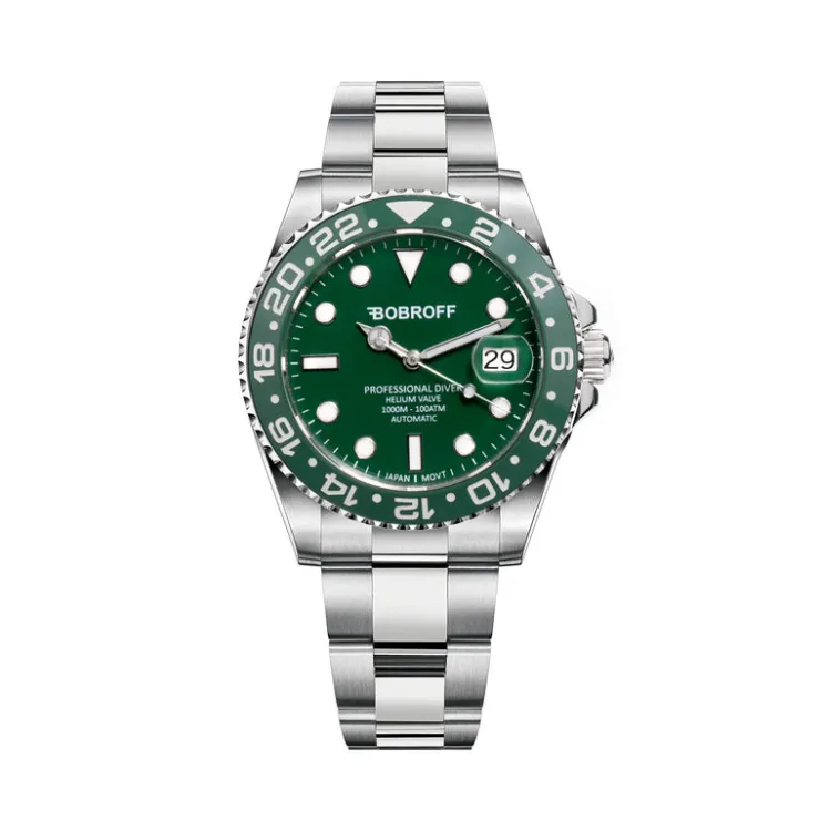 Watch2DayNL Bobroff^Bobroff BF0005 Unisex Horloge 41mm 100ATM