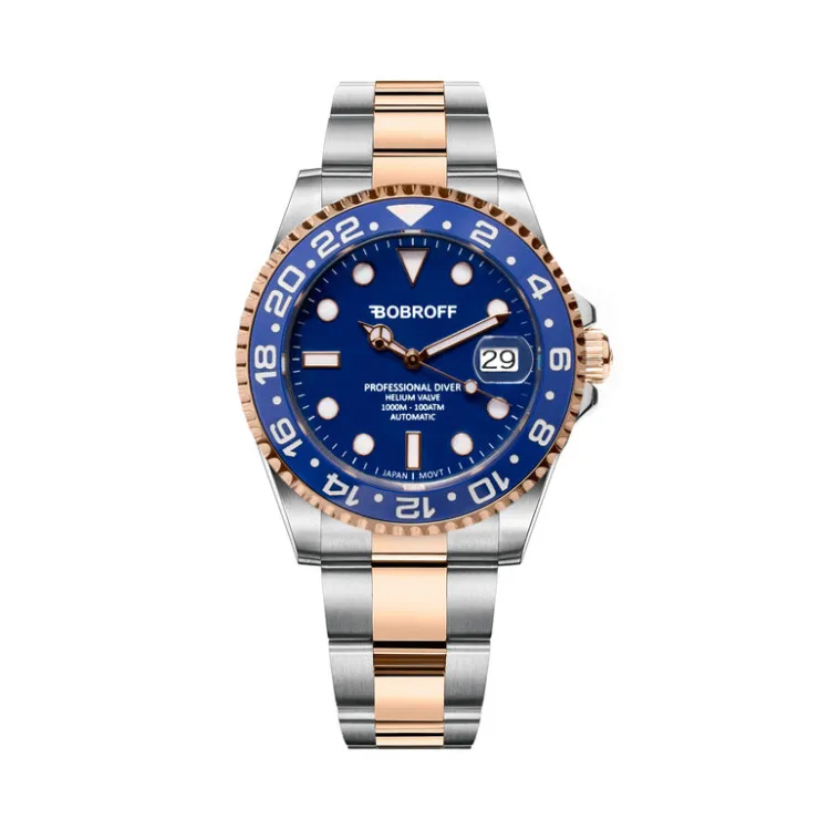 Watch2DayNL Bobroff^Bobroff BF0006 Unisex Horloge 41mm 100ATM