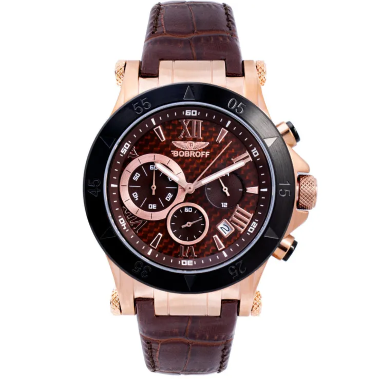 Heren Watch2DayNL Heren | Bobroff^Bobroff BF1001M65 Heren Horloge 44mm 10ATM