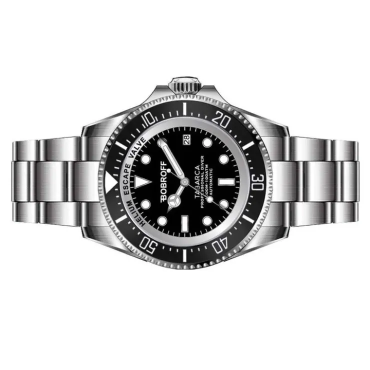 Watch2DayNL Bobroff^Bobroff Tabarca BF001 | 100 ATM Stainless Steel 44MM