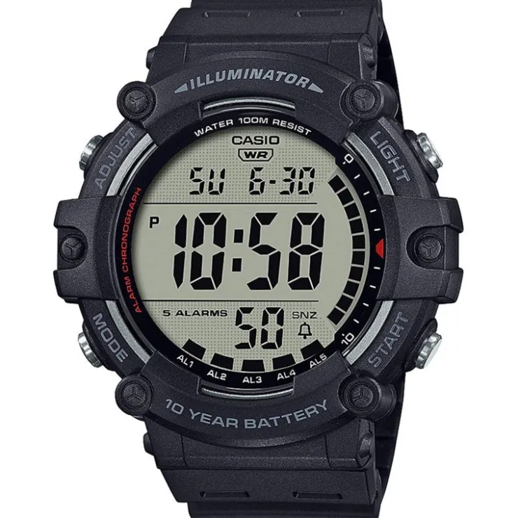 Heren Watch2DayNL Heren | Casio^Casio AE-1500WH-1AV Heren Horloge 51,2mm 100 M