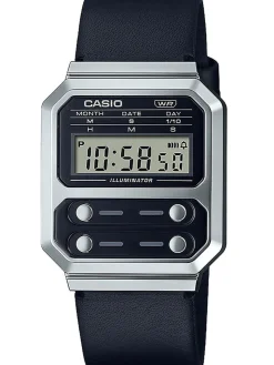 Watch2DayNL Casio^Casio A100WEL-1AEF Unisex Horloge 33 mm 3 ATM