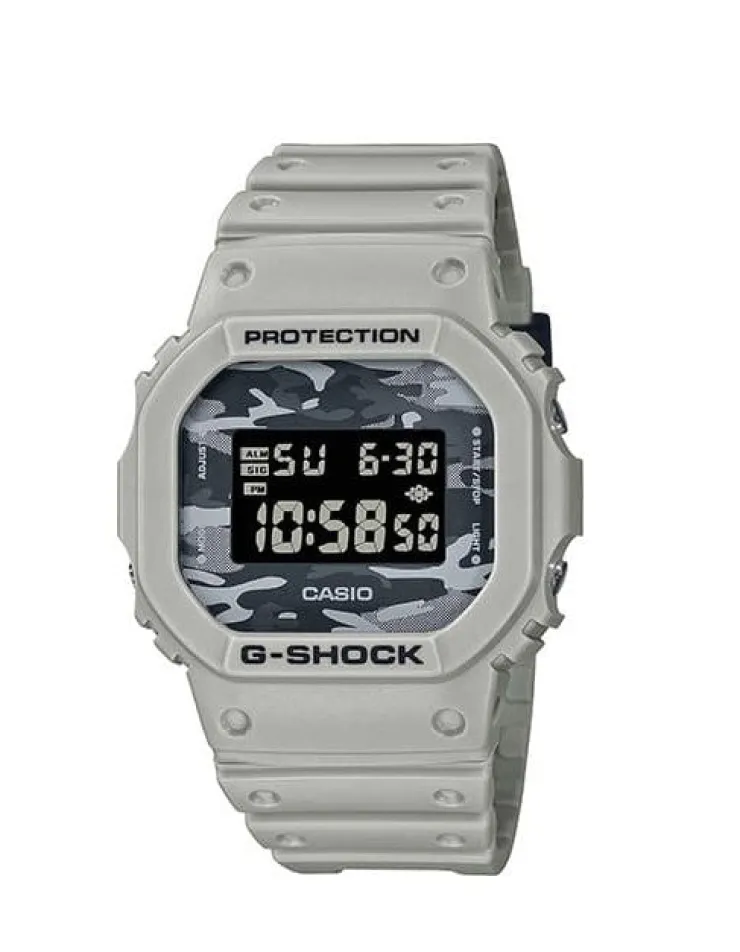 Heren Watch2DayNL Heren | Casio^Casio DW-5600CA-8ER Heren Horloge 42,8 mm 10 ATM