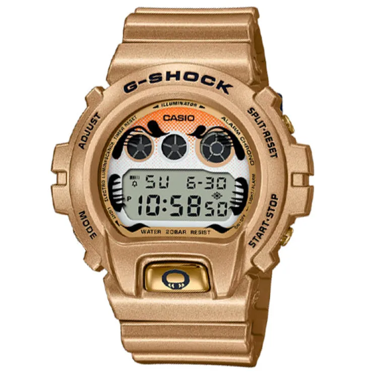 Heren Watch2DayNL Heren | Casio^Casio DW-6900GDA-9 Heren Horloge 53mm 20ATM