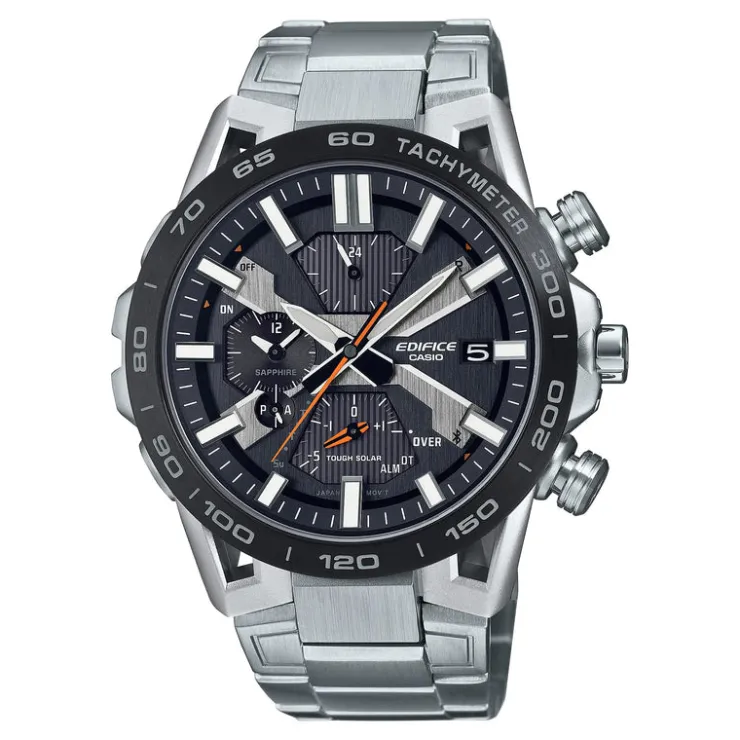 Heren Watch2DayNL Heren | Casio^Casio EQB2000DB1AER Heren Horloge 55.6 mm 47.8 mm 10.8 mm 10ATM