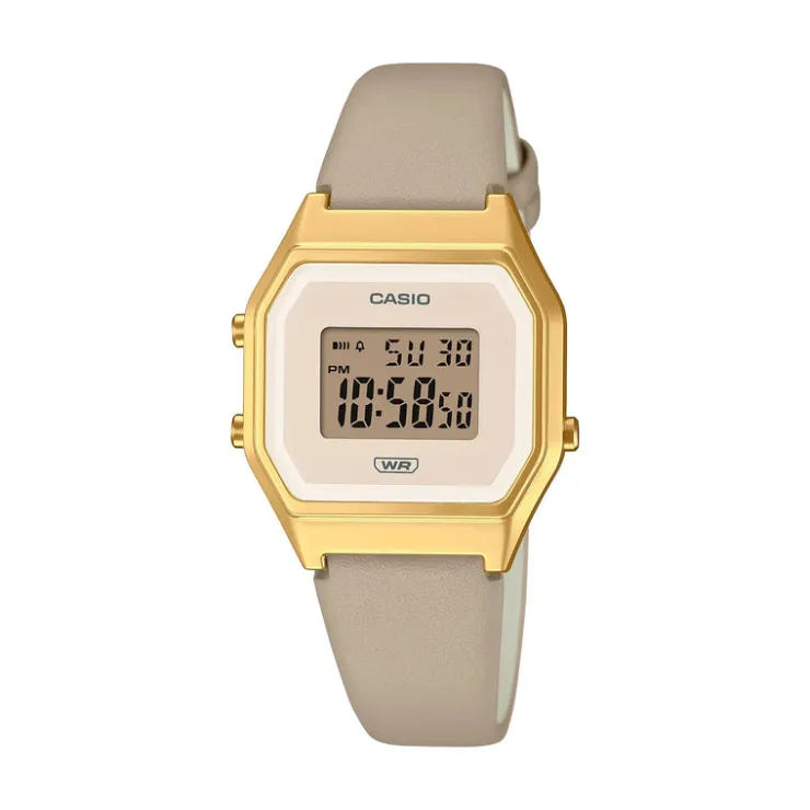 Watch2DayNL Casio^Casio LA680WEGL5EF Unisex Horloge 33.5 mm 28.6 mm 8.6 mm 3 ATM
