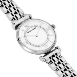 Watch2DayNL Emporio Armani^Emporio Armani AR1908 Dames Horloge 32mm 3ATM