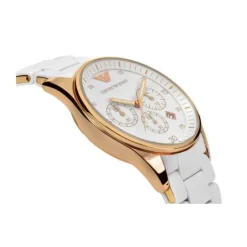 Watch2DayNL Emporio Armani^Emporio Armani AR5919 Dames Horloge 43mm 5ATM