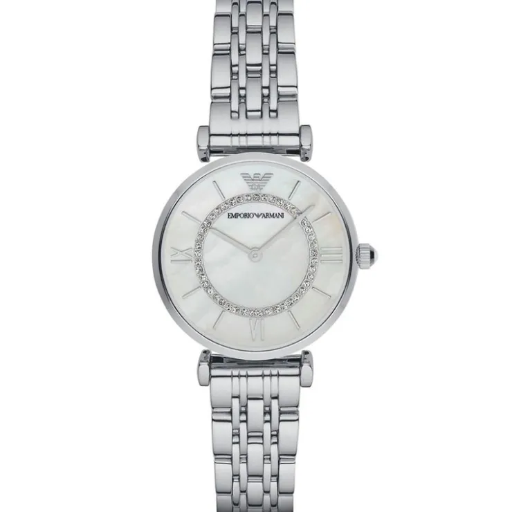 Watch2DayNL Emporio Armani^Emporio Armani AR1908 Dames Horloge 32mm 3ATM