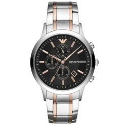 Watch2DayNL Emporio Armani^Emporio Armani AR11165 Heren Horloge 43mm 5ATM
