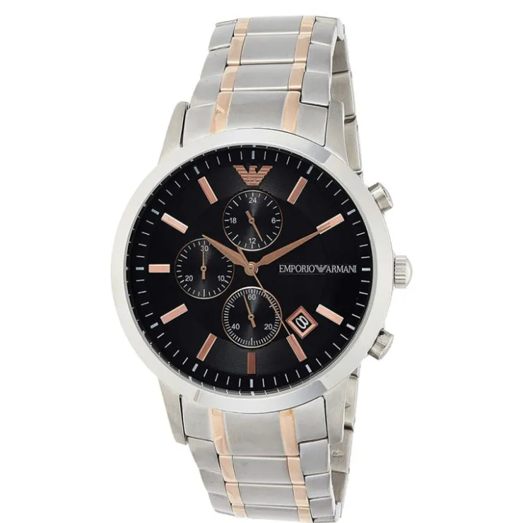 Watch2DayNL Emporio Armani^Emporio Armani AR11165 Heren Horloge 43mm 5ATM