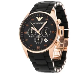 Watch2DayNL Emporio Armani^Emporio Armani Tazio AR5905 Heren Horloge 43mm 5 ATM
