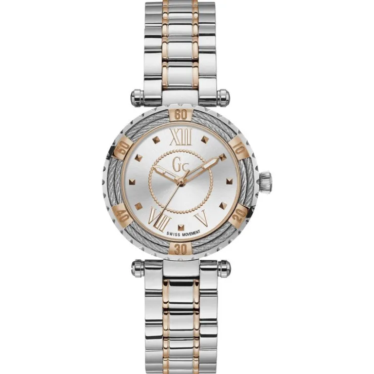 DAMES Watch2DayNL Dames^Gc Y41003L1 Dames Horloge 34mm 10ATM