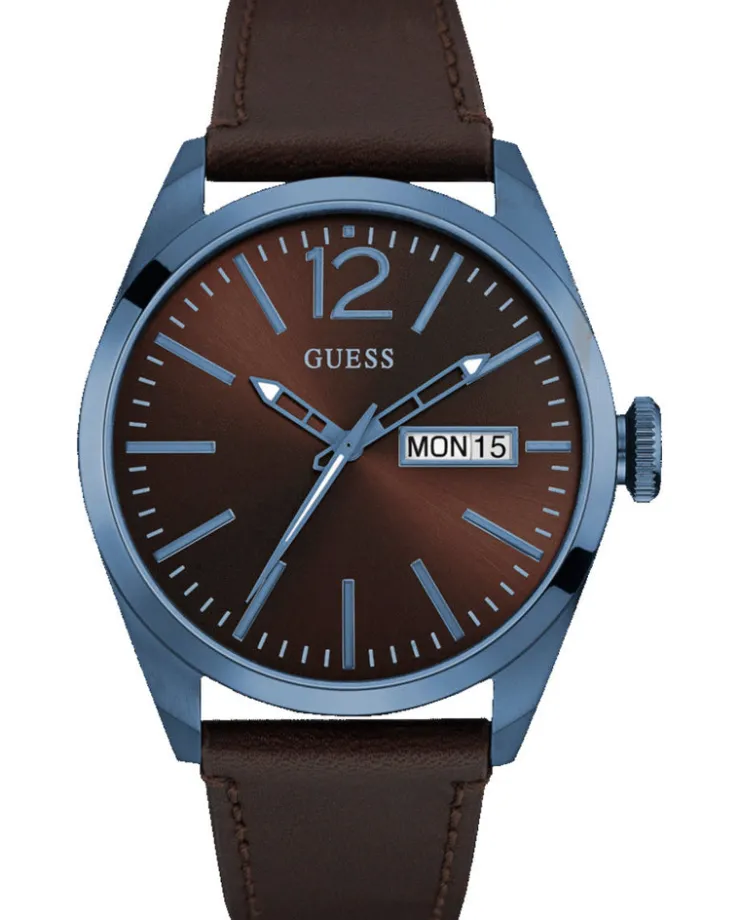 Heren Watch2DayNL Heren | Guess^Guess W0658G8 Heren Horloge 45mm 3 ATM