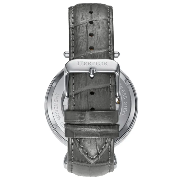 Heren Watch2DayNL Heren | Heritor^Heritor Automatic Lincoln HERHS3602 Heren Horloge 45mm 5 ATM