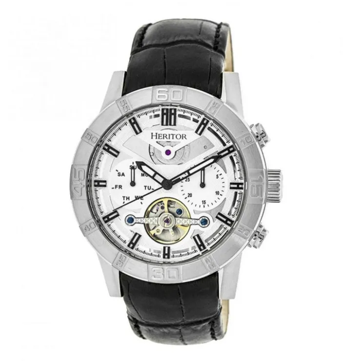 Watch2DayNL Heritor^Heritor Hannibal HERHR4101 Heren horloge 44mm 5 ATM