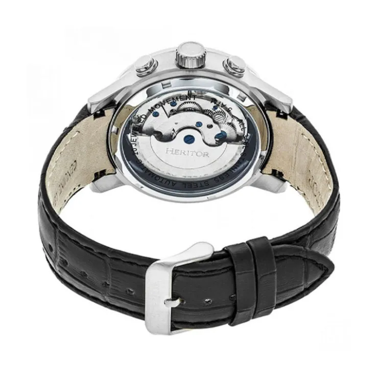 Watch2DayNL Heritor^Heritor Hannibal HERHR4101 Heren horloge 44mm 5 ATM