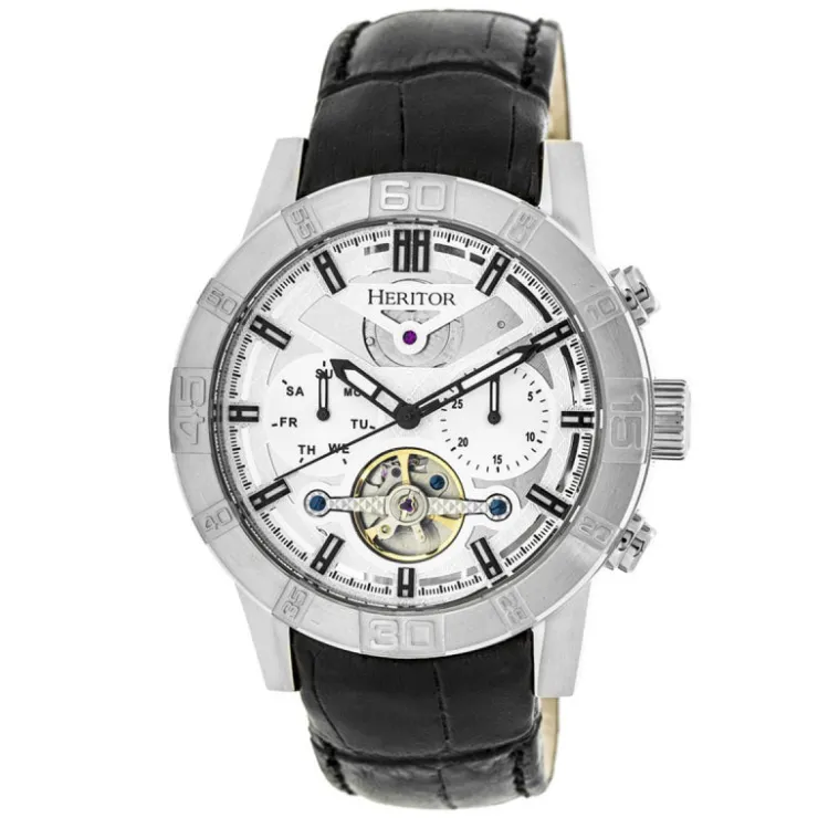 Watch2DayNL Heritor^Heritor Hannibal HERHR4101 Heren horloge 44mm 5 ATM
