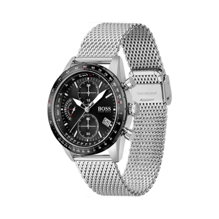 Watch2DayNL Hugo Boss^Hugo Boss Pilot Edition HB1513886 Heren Horloge 44mm 5 ATM