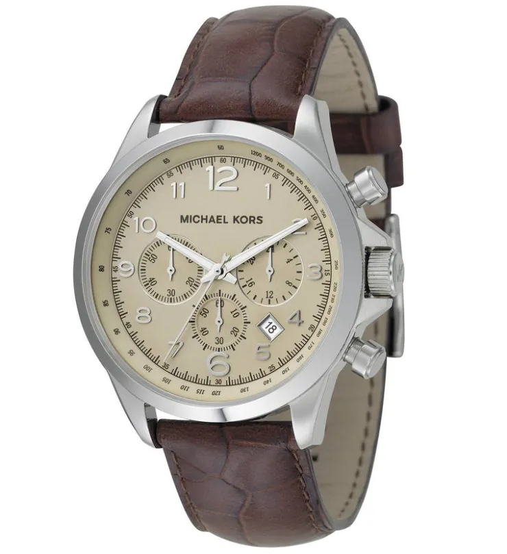 Heren Watch2DayNL Heren | Michael Kors^Michael kors MK8115 Heren Horloge 45mm 10ATM
