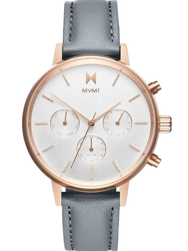 DAMES Watch2DayNL Dames^Mvmt D-FC01-RGGR Dames Horloge 38mm 5 ATM