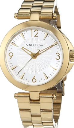 DAMES Watch2DayNL Nautica | Dames^Nautica NAD14001L Dames Horloge 35mm 5 ATM