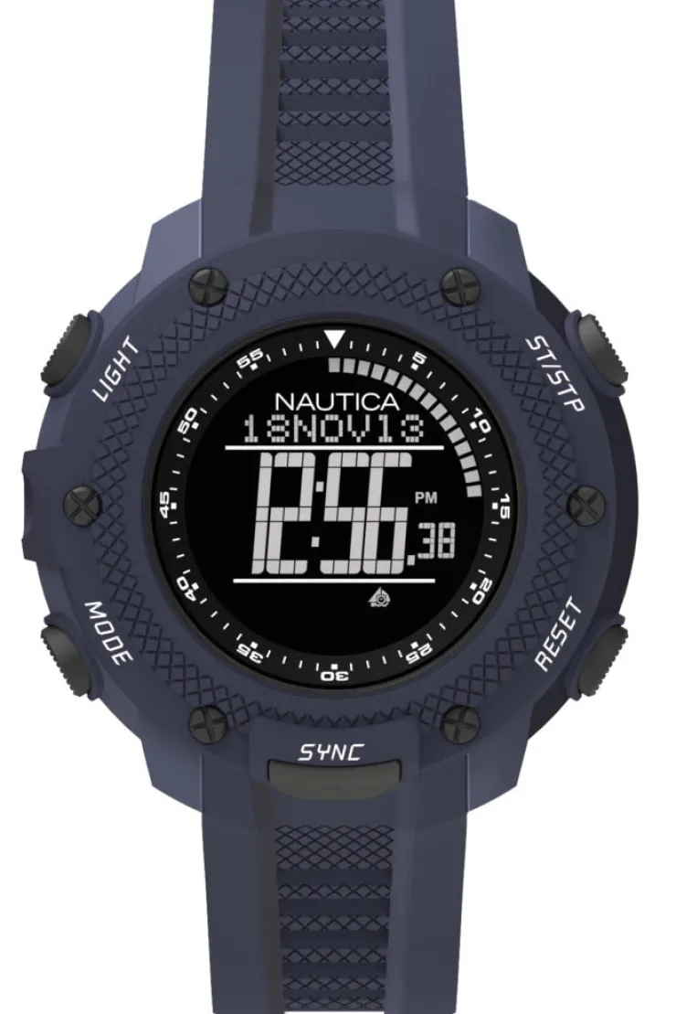 Heren Watch2DayNL Heren | Nautica^Nautica NAI19524G Heren Horloge 45mm 10 ATM