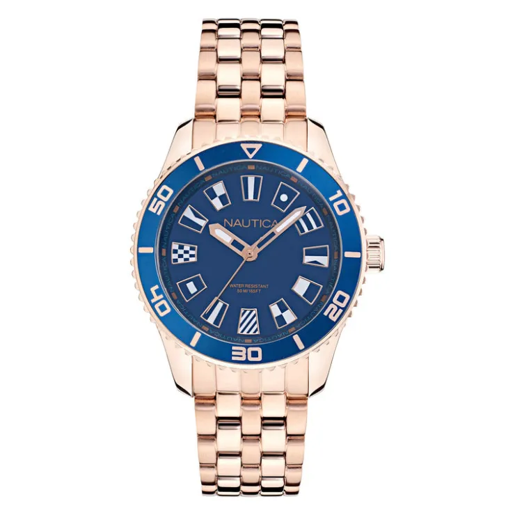 DAMES Watch2DayNL Dames | Nautica^Nautica NAPPBS027 Dames Horloge 36mm 10 ATM