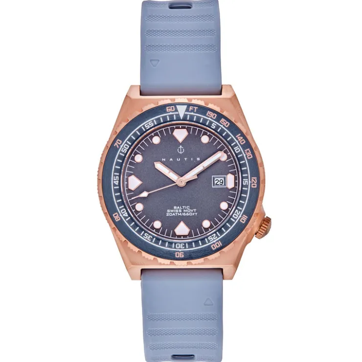 Heren Watch2DayNL Heren^Nautis Baltic NAUN104-5 Heren Horloge 45mm 20 ATM