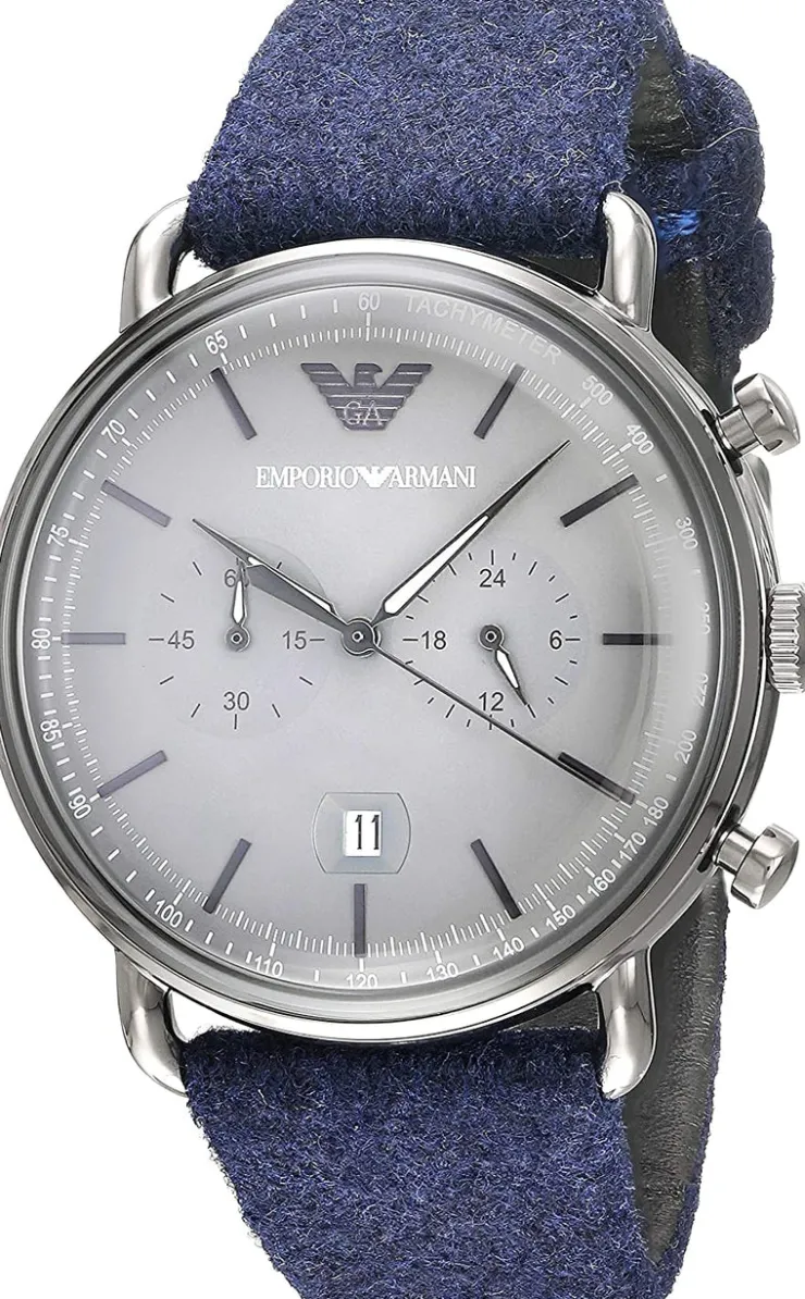 Heren Watch2DayNL Heren | Emporio Armani^Outlet Special - Armani AR11144 Heren Horloge 43mm 5ATM
