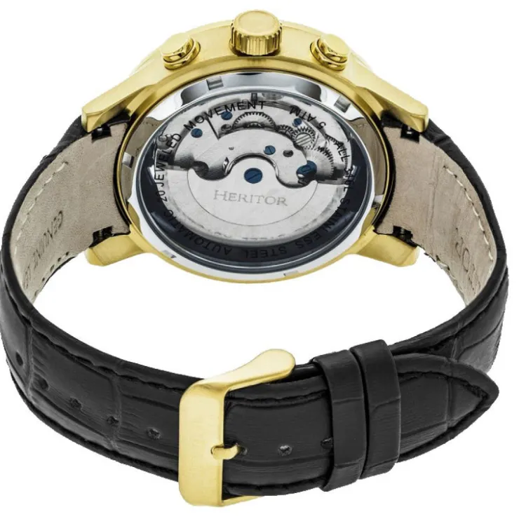 Watch2DayNL Heritor^Outlet Special - Heritor Hannibal HERHR4103 Heren horloge 44mm 5 ATM