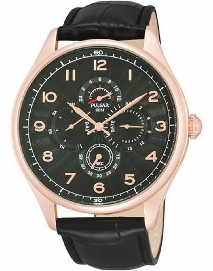 Heren Watch2DayNL Heren^Pulsar PW9002X1 Heren Horloge 44mm 5ATM