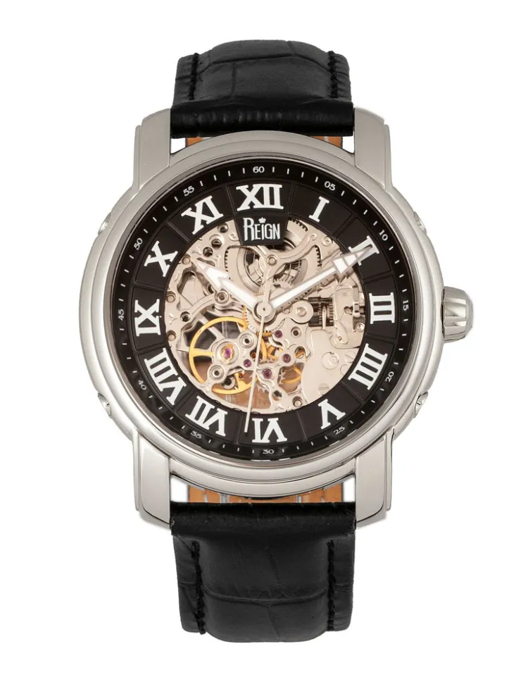 Heren Watch2DayNL Heren | Reign^Reign Kahn REIRN4304 Heren Horloge 45mm 5 ATM