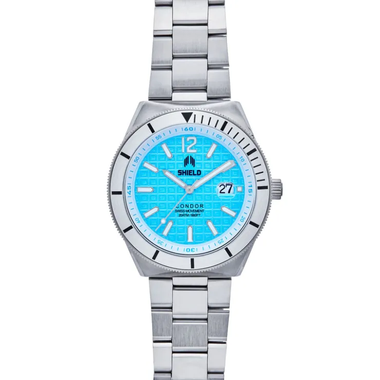 Heren Watch2DayNL Heren | Shield^Shield Condor SLDSH118-5 Heren Horloge 46mm 20 ATM