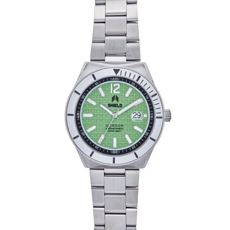 Heren Watch2DayNL Heren | Shield^Shield Condor SLDSH118-4 Heren Horloge 46mm 20 ATM
