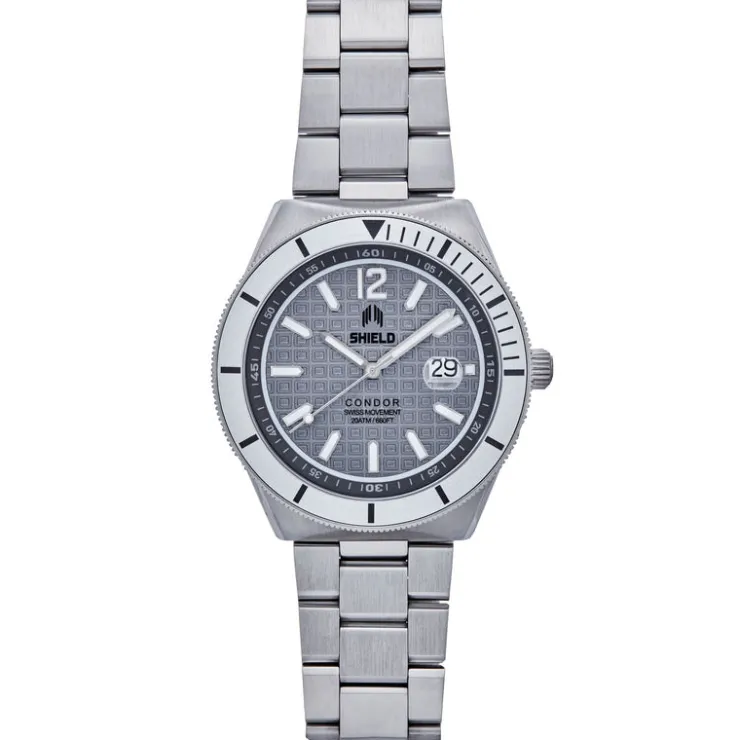 Heren Watch2DayNL Heren | Shield^Shield Condor SLDSH118-3 Heren Horloge 46mm 20 ATM