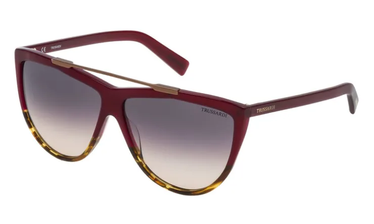Watch2DayNL Trussardi^Trussardi STR1406106XR Zonnebril Dames 61/12/140